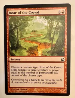 Roar of the Crowd *Common* Magic MtG x1 Morningtide LP - Image 1
