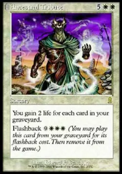 Ancestral Tribute - Light Play MTG Odyssey - Image 1