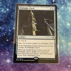 Midnight Clock (REGULAR) x1 - MTG Throne of Eldraine ELD #54 - Image 1