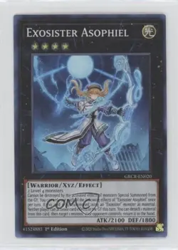 Super Rare - Exosister Asophiel 1st Ed. YuGiOh The Grand Creators 6wp - Image 1