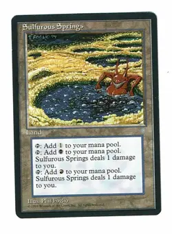 MTG (LP) SULFUROUS SPRINGS Ice Age Magic the Gathering WOTC - Image 1