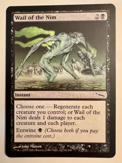 MTG 1x Wail of the Nim x1 LP/MP Mirrodin - Image 1