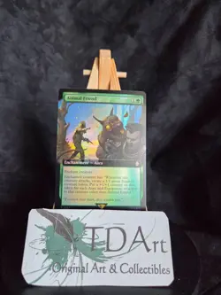 ANIMAL FRIEND ~ NM ~ MTG Magic - 0397 PIP Fallout EXTENDED Art FOIL - Image 1