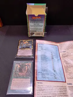 MtG Invasion 'Heavy Duty' Theme Deck from 2000 | Opened - Complete - Image 2