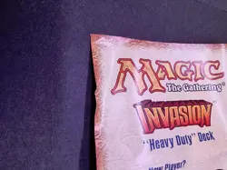 MtG Invasion 'Heavy Duty' Theme Deck from 2000 | Opened - Complete - Image 4