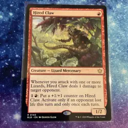 Hired Claw (REGULAR) x1 - MTG Bloomburrow BLB #140 - Image 1