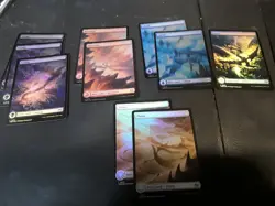 MTG Huge Full Art Land Lot, 2022 - 2025, EX-NM-M, Regular & Foil, EX-NM-M! - Image 1