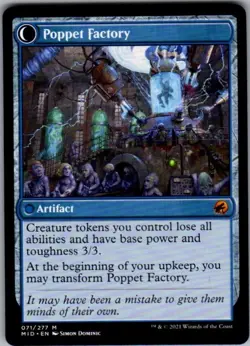 1 x Poppet Stitcher // Poppet Factory - Innistrad: Midnight Hunt - NM-Mint - MTG - Image 2