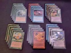 MtG Invasion 'Pummel' Theme Deck from 2000 | Opened - Complete - Image 4