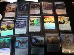 MTG Huge Foil Foundations Lot, EX-NM-M, Mythics, Rares, & More! Omniscience! - Image 2