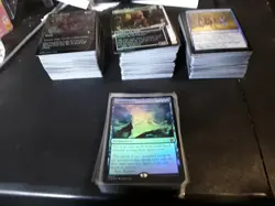 MTG Huge Foil Foundations Lot, EX-NM-M, Mythics, Rares, & More! Omniscience! - Image 4