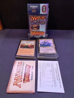 MtG Invasion 'Dismissal' Theme Deck from 2000 | Opened - Complete - Image 1