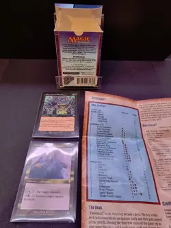 MtG Invasion 'Dismissal' Theme Deck from 2000 | Opened - Complete - Image 2