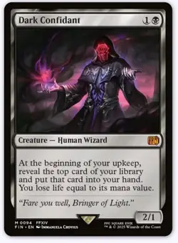 2025 Magic Final Fantasy Dark Confidant Mythic Rare #0094 MTG - Image 1