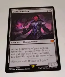 2025 Magic Final Fantasy Dark Confidant Mythic Rare #0094 MTG - Image 4