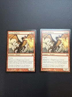 2x MTG Utvara Hellkite Return to Ravnica Mythic 110/274 Regular [LP] - Image 1