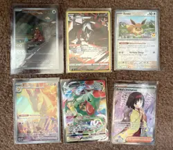 Pokemon Prismatic Evolutions Black Bolt White Flare IR Full Art Gold Lot Of 26 - Image 2