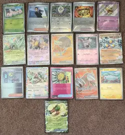 Pokemon Prismatic Evolutions Black Bolt White Flare IR Full Art Gold Lot Of 26 - Image 3