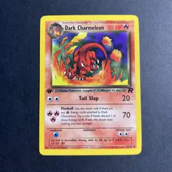 Dark Charmeleon 1st Edition 32/82 Team Rocket Light Played/LP Pokemon 2000 - Image 1