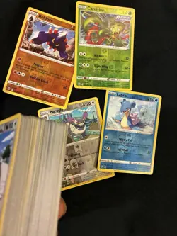 100 Pokemon Card Lot - 10 Holo Cards Included - No Energy/Trainer Cards - Image 1