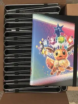 Pokemon Prismatic Evolutions BINDER ONLY Lot of 6!! - Image 1