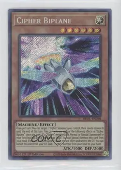 Cipher Biplane 1st Ed. YuGiOh Brothers of Legend #BROL-EN038 0bt4 - Image 1