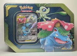 Pokemon TCG Celebi & Venusaur GX Tag Team Tin Sealed - Image 1