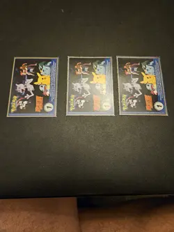 Lot of 3 Pokemon PokeTrivia Burger King Cards 1999 Blastoise Wartortle Squirtle - Image 2