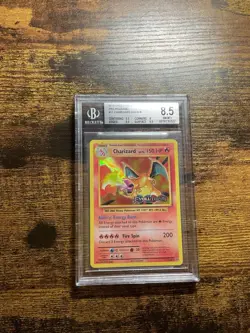 2016 POKEMON XY EVOLUTIONS PRERELEASE #11 CHARIZARD-HOLO BGS 8.5 - Image 1