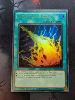 Lightning Storm RA01-EN061 Ultra Rare 1st Edition YuGiOh TCG Card - Image 1