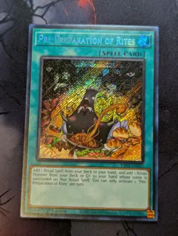 Pre-Preparation of Rites - RA01-EN055 - Secret Rare - 1st Edition - Yugioh TCG - Image 1
