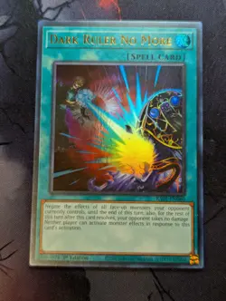 YuGiOh Dark Ruler No More Ultra Rare 1st Edition RA01-EN060 - Image 1