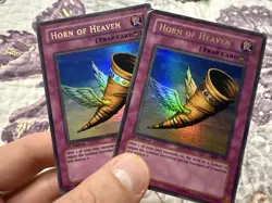 2X Horn of Heaven MRD-130 1st Ultra Rare Yugioh Cards - Image 1