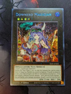 Downerd Magician RA01-EN035 Secret Rare 1st Edition YuGiOh TCG Card - Image 1