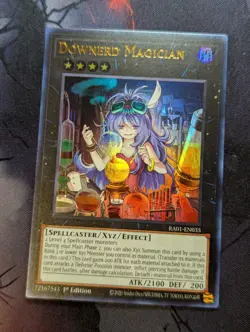 Downerd Magician RA01-EN035 Ultra Rare 1st Edition YuGiOh TCG Card - Image 1