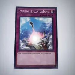 3x HSRD-EN058 COMPULSORY EVACUATION DEVICE COMMON 1ST EDITION YuGiOh CARD - Image 3