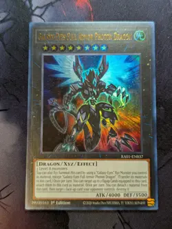 YuGiOh Knightmare Unicorn Super Rare 1st Edition RA01-EN043 - Image 1