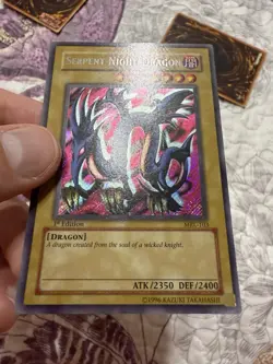 Yugioh! 4X Serpent Night Dragon’s MRL-103 Secret Rare VINTAGE 1st Edition - Image 3