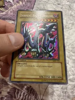 Yugioh! 4X Serpent Night Dragon’s MRL-103 Secret Rare VINTAGE 1st Edition - Image 5