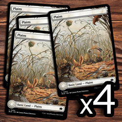 4x Plains - Near Mint - Bloomburrow - Magic the Gathering - Image 1