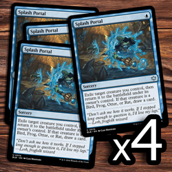 4x Splash Portal - Near Mint - Bloomburrow - Magic the Gathering - Image 1