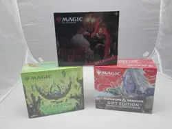 MTG Lot x 3 Gift Edition Bundle: Zendikar Rising - D&D - Crimson Vow - Sealed - Image 1