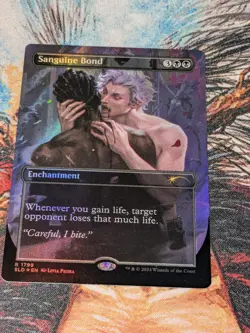 MTG Foil Sanguine Bond Secret Lair Astarion's Thirst D&D - Image 1