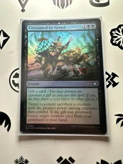 CONSUMED BY GREED (FOIL) (BLB) Bloomburrow - MTG - NM - Image 4