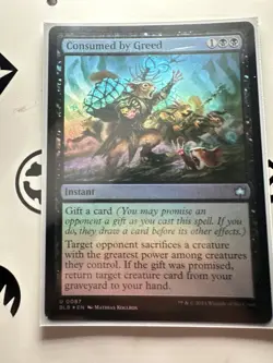 CONSUMED BY GREED (FOIL) (BLB) Bloomburrow - MTG - NM - Image 5