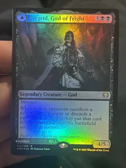 MTG Tergrid, God of Fright // Tergrid's Lantern [Kaldheim​​​] Near Mint Foil​​ - Image 1