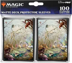 MTG BLOOMBURROW 100CT DECK PROTECTOR SLEEVES WHITE - Image 1