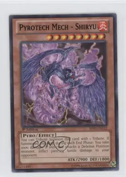 Pyrotech Mech - Shiryu 1st Ed. YuGiOh Battle Pack 2: War of the Giants ic4 - Image 1