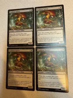 2025 SDCC Magic The Gathering x Spider-Man Symbiote Spawn 0011 Playset x4 - Image 1