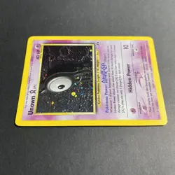 Unown A - 14/75 - Pokemon Neo Discovery Unlimited Holo Rare Card WOTC LP - Image 3